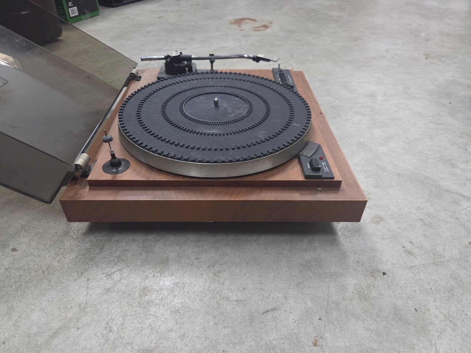 Garrard Direct Drive DD75 Platenspeler - Vintage Hout, Gebruikt, Pitch-regelaar, Platenspeler, Ophalen