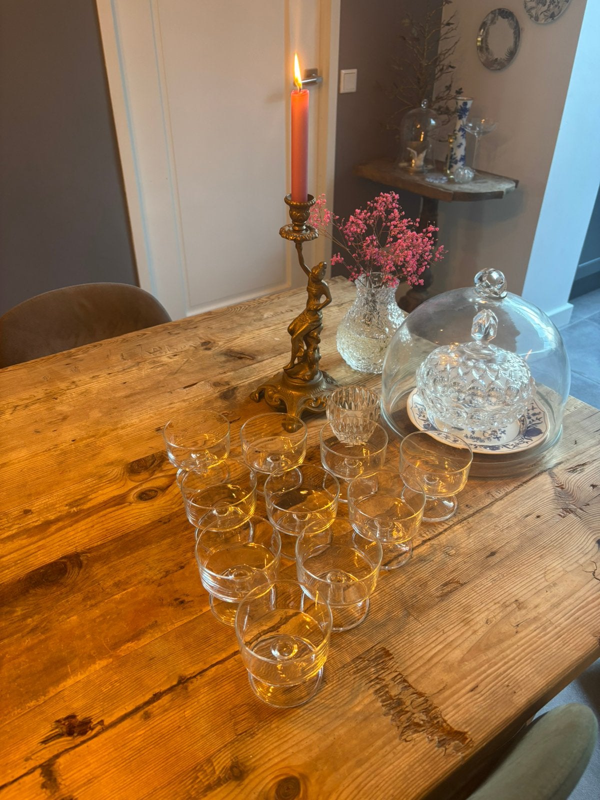 Luminarc cavalier glasheldere coupes,vintage, Ophalen of Verzenden