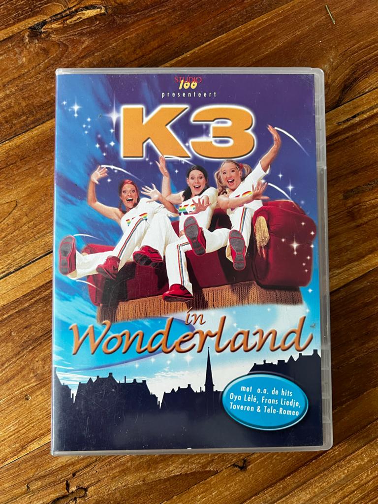 OG K3 in Wonderland DVD - Originele K3 show, Avontuur, Gebruikt, Alle leeftijden, Ophalen of Verzenden