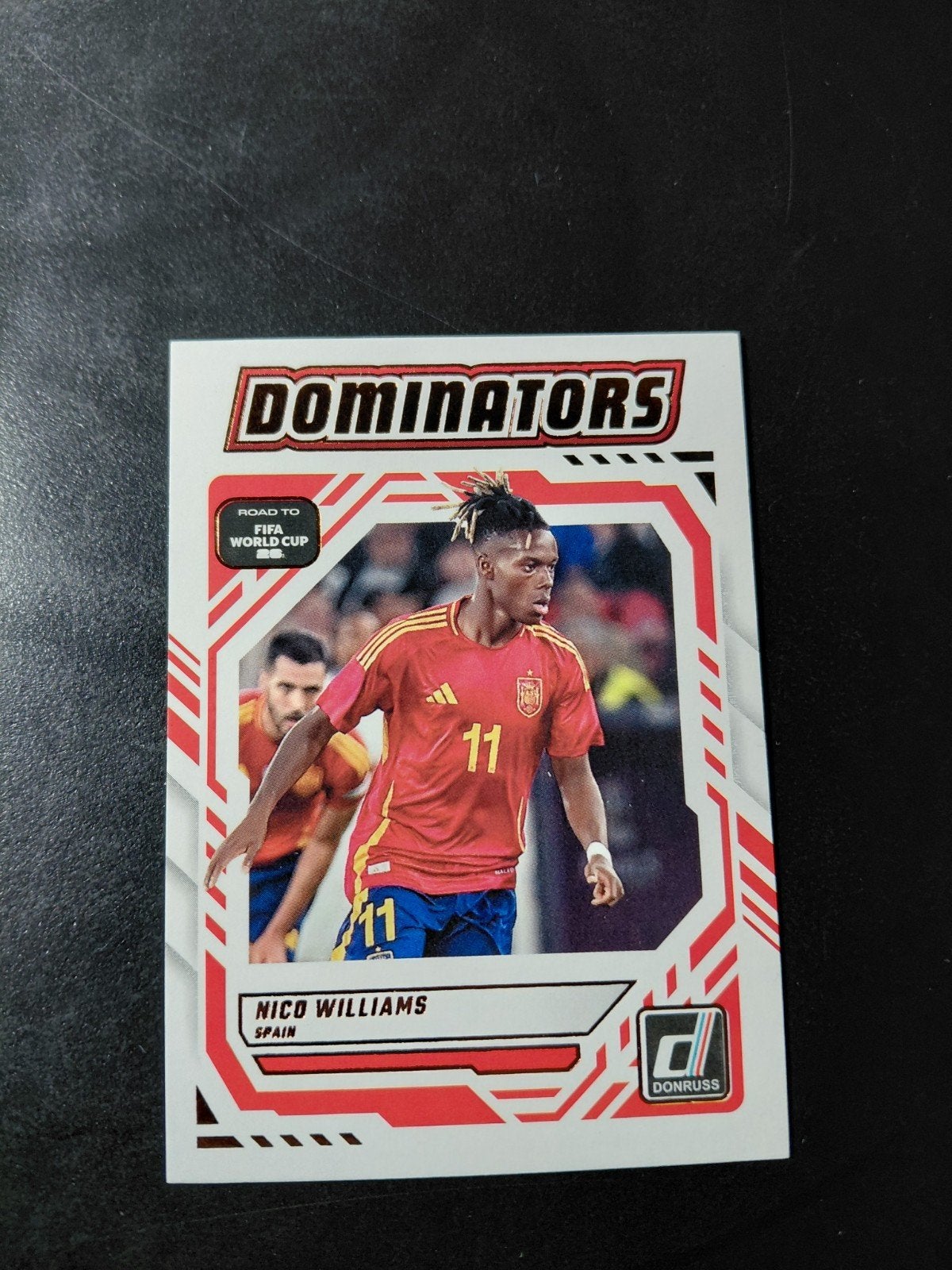 Nico williams (spanje) dominators panini donruss wk 2026, Verzenden, Nieuw, Buitenlandse clubs, Poster, Plaatje of Sticker