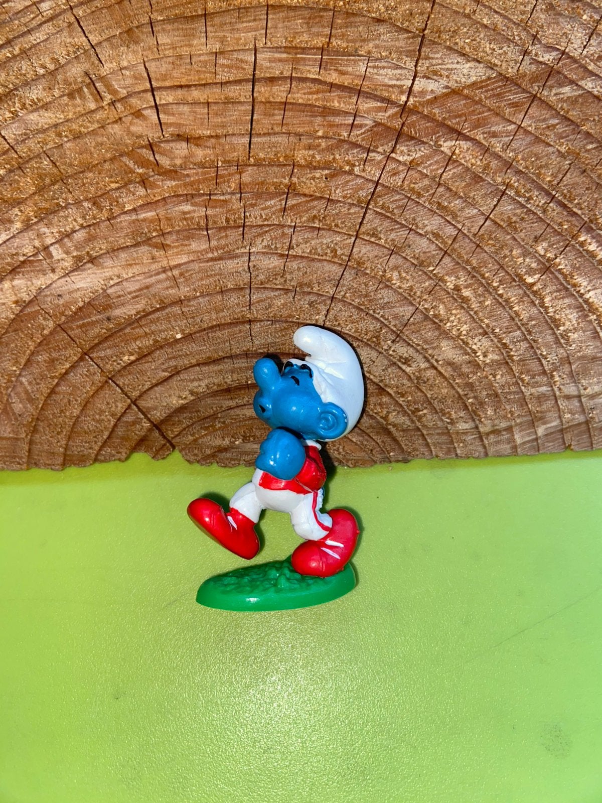 Smurfen jogging smurf, Verzamelen, Smurfen, Ophalen of Verzenden, Zo goed als nieuw, Verschillende Smurfen