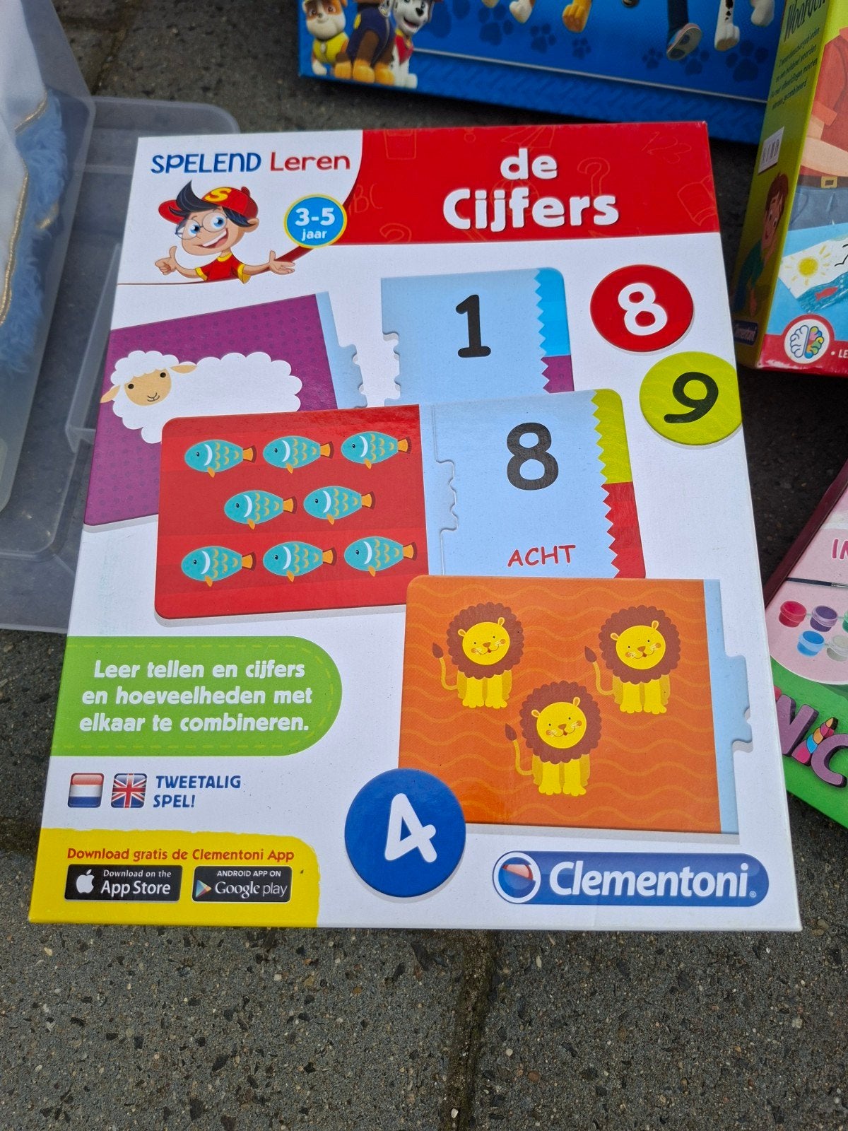 Clementoni Spelend Leren: De Cijfers (3-5 jaar), Ophalen of Verzenden, Zo goed als nieuw, Rekenen