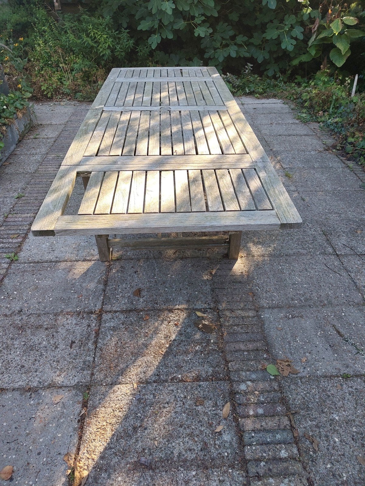 houten tuintafel, Tuin en Terras, Tuintafels, Ophalen, Gebruikt, Rechthoekig, Hout