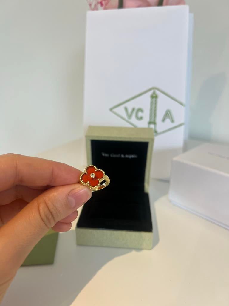 Zilveren ring 925, 18k verguld, Sieraden, Tassen en Uiterlijk, Ringen, Nieuw, Ophalen of Verzenden, 17 tot 18, Met edelsteen