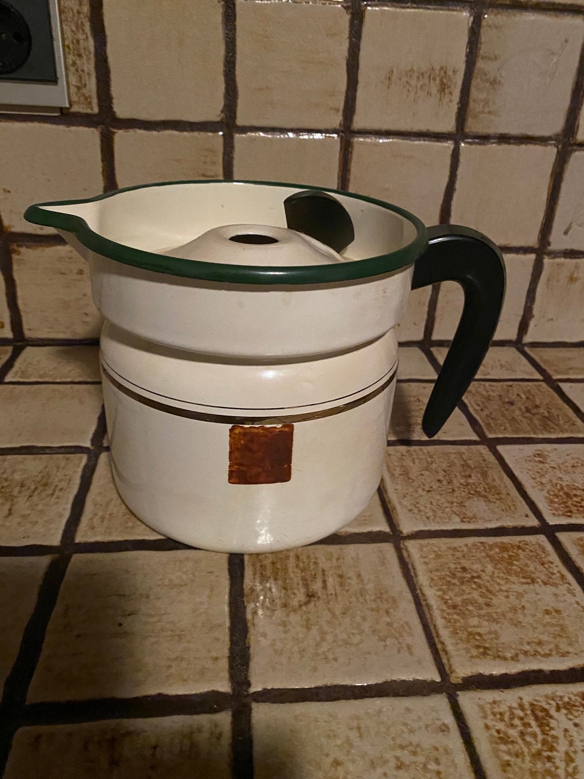 Vintage melkkoker, Ophalen of Verzenden