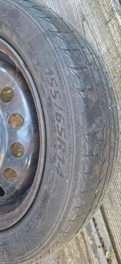 2 banden met velg te koop, Ophalen, Suzuki