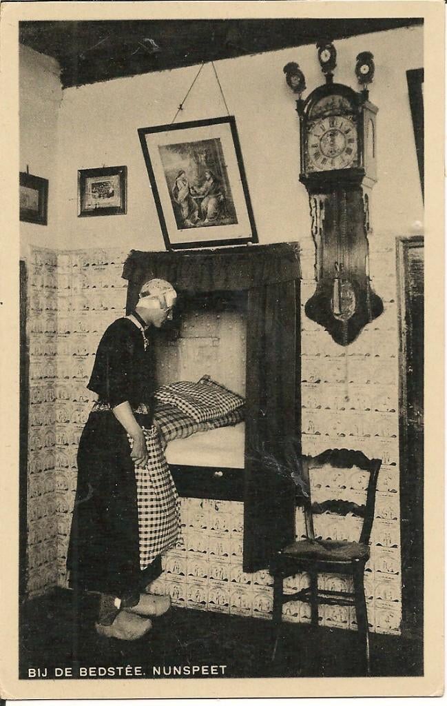 Bij de Bedstee    Nunspeet., Ophalen of Verzenden, 1940 tot 1960, Ongelopen, Gelderland