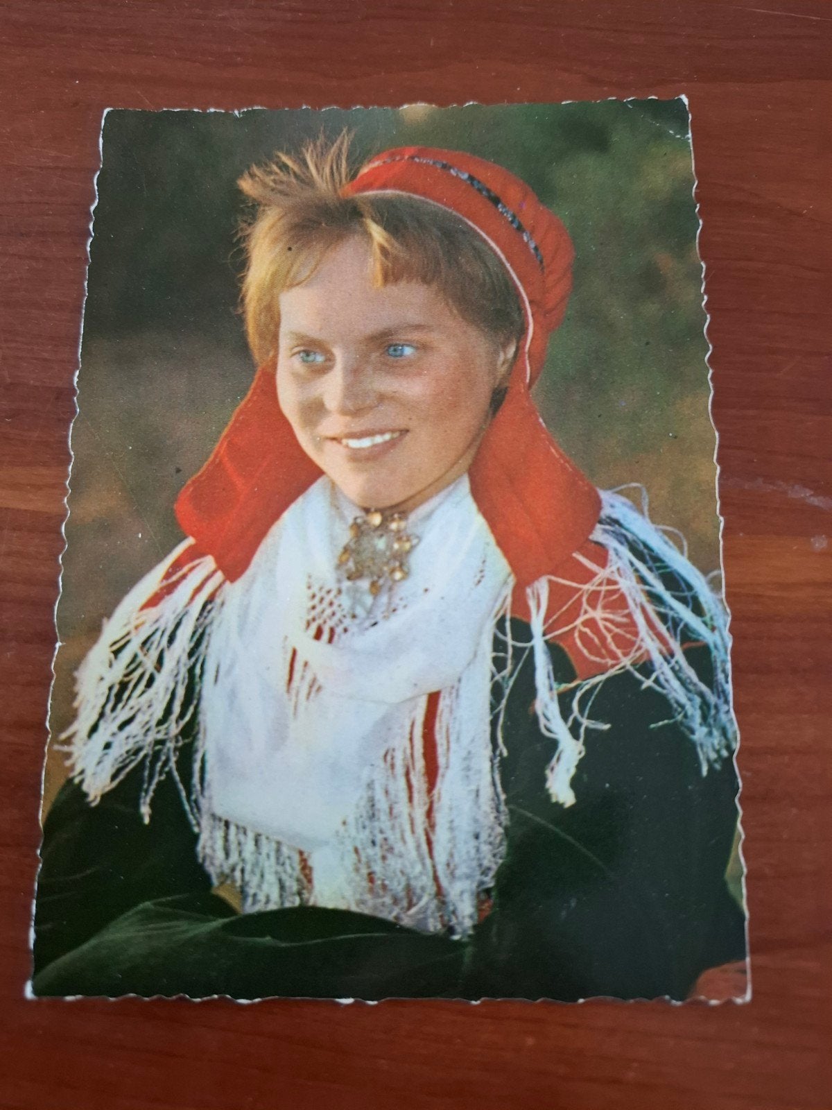 Ansichtkaart Finland - Sami meisje uit Utsjoki, Lapland, Ophalen of Verzenden, 1960 tot 1980, Ongelopen, Overig Europa