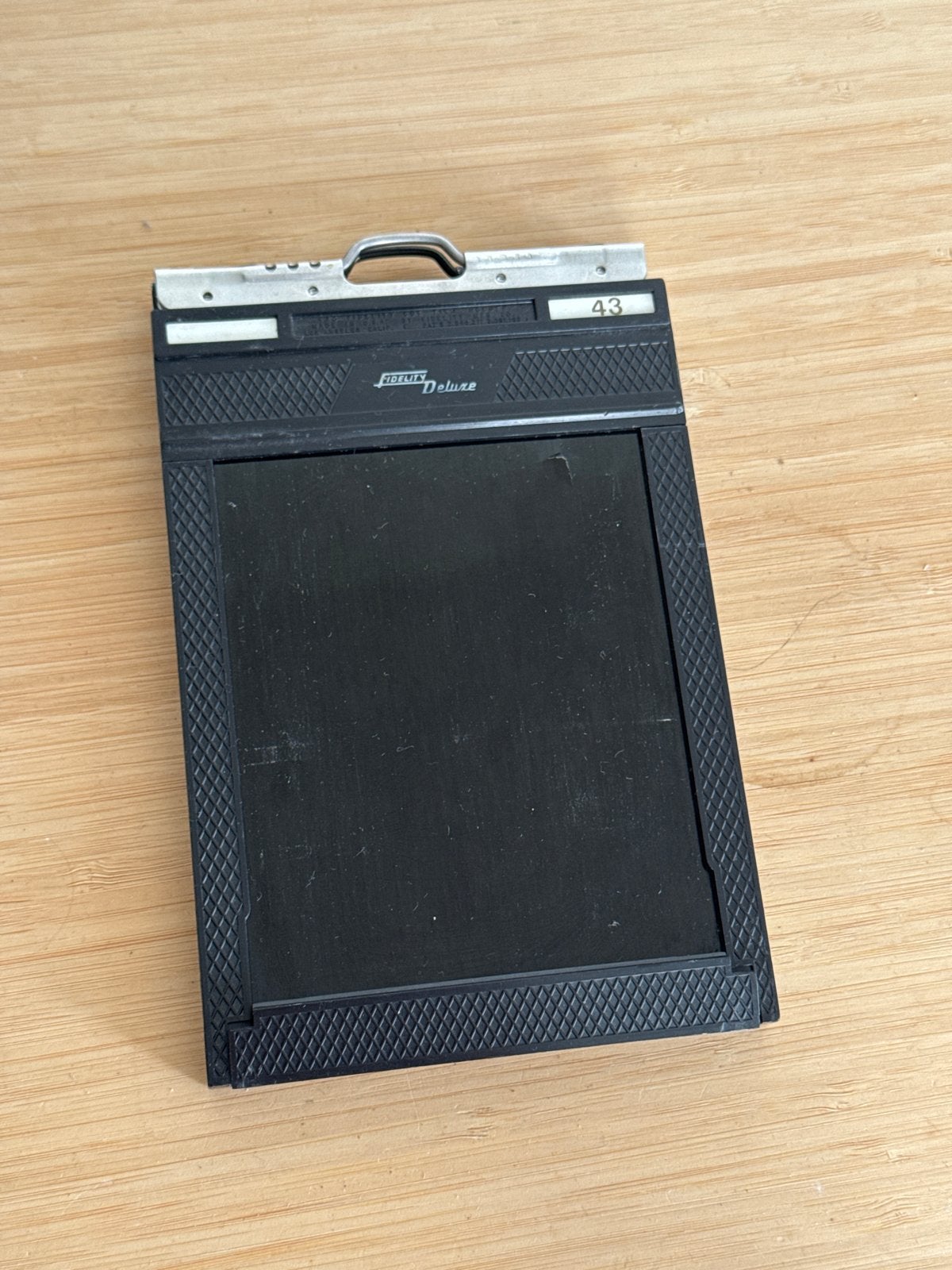 4x5 TC camera cassette / film houder- Fidelity Deluxe, Overige merken, Overige typen, Ophalen of Verzenden, Gebruikt
