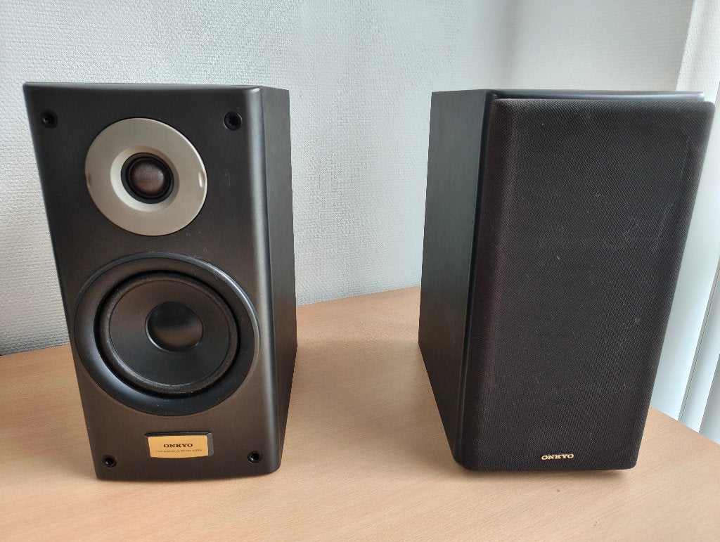 Onkyo PS-05U ( 80 Watt ), Audio, Tv en Foto, Luidsprekers, Gebruikt, 60 tot 120 watt, Front, Rear of Stereo speakers, Ophalen
