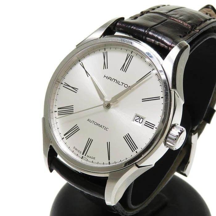 horloge hamilton valiant, Sieraden, Tassen en Uiterlijk, Overige merken, Leer, Staal, Polshorloge