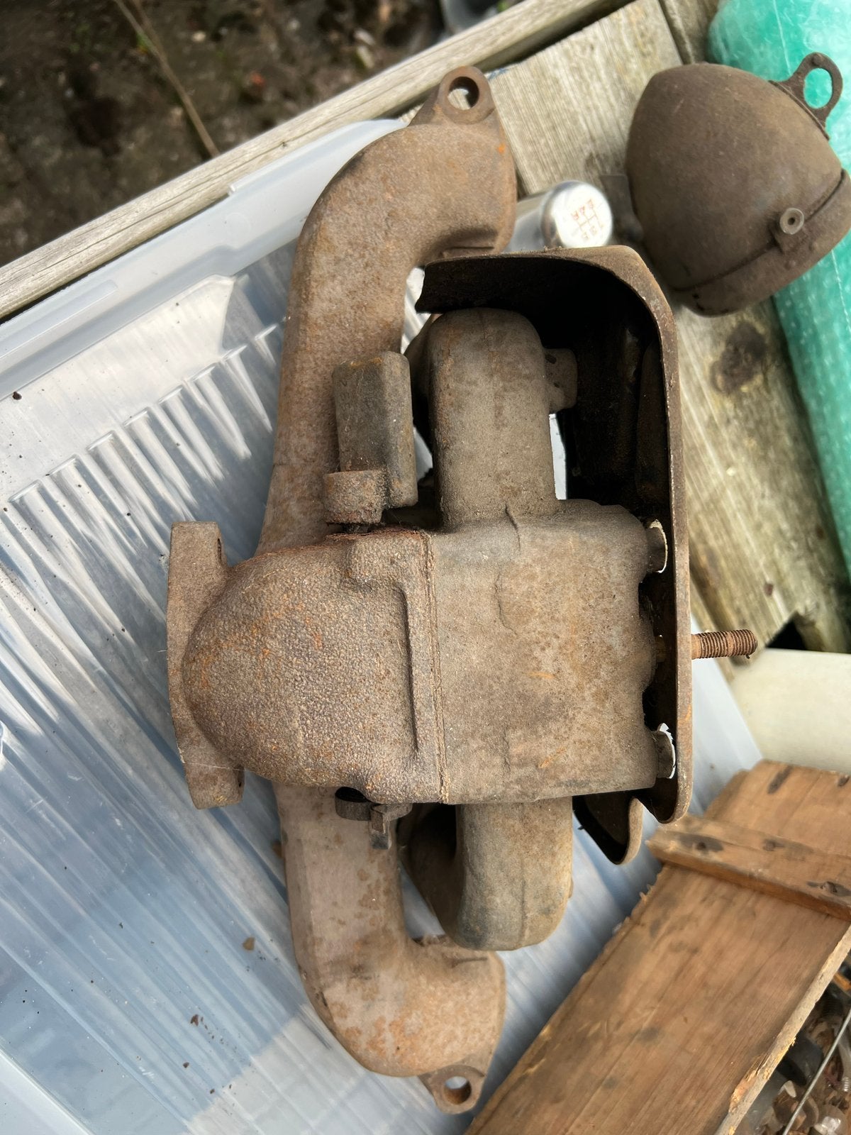Inlaat/uitlaatspruitstuk Opel Rekord P2 1.7 motor, Verzenden, Gebruikt, Opel