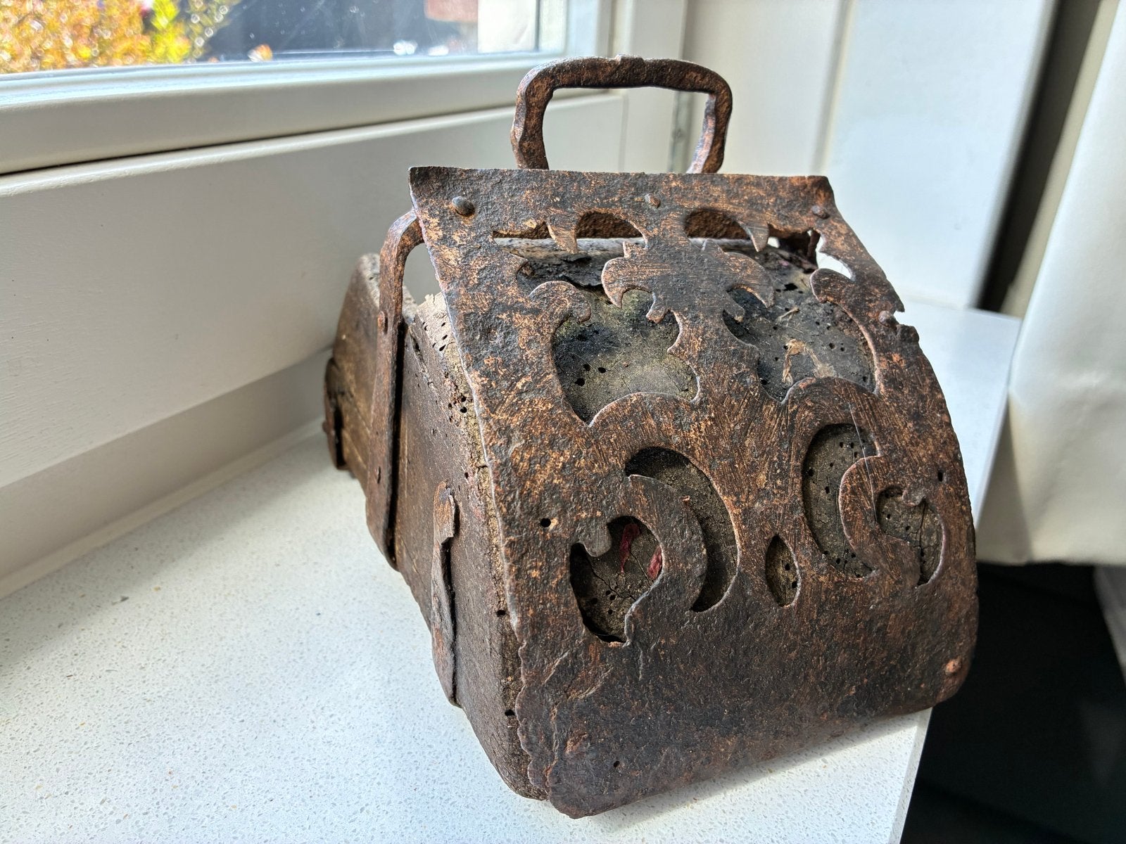 Antieke twee eeuwen oude stijgbeugel, Antiek en Kunst, Ophalen of Verzenden