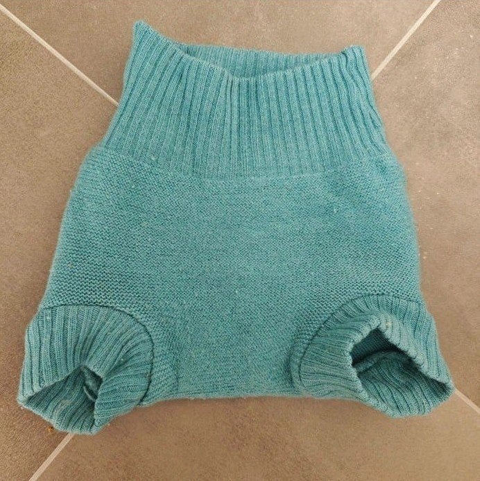 Disana wolbroek maat 86/92 blauw (1-2 jaar), Ophalen of Verzenden, Gebruikt, Disana, Jongetje of Meisje