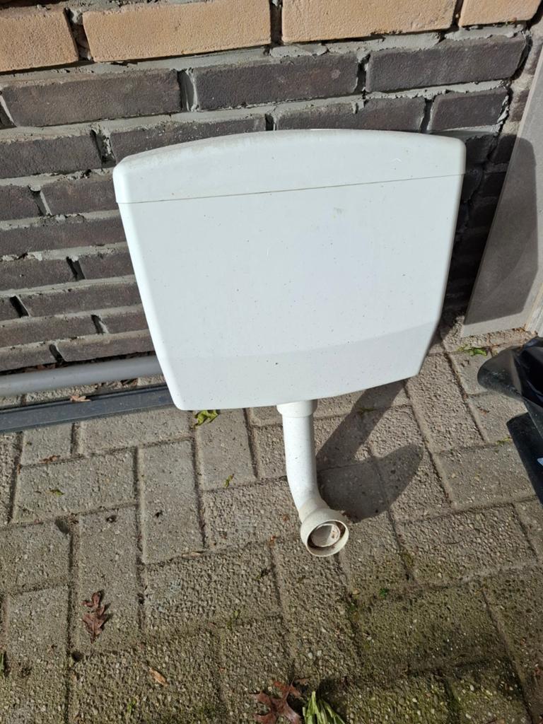 Stortbak WC - Wit, gebruikt, Ophalen, Gebruikt, Toilet