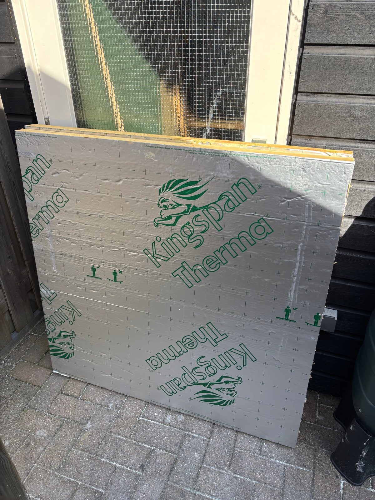 2x PIR plaat 1200x1200mm 6cm dik, Ophalen, 4 tot 8 cm, Nieuw, Hardschuim (Pir)