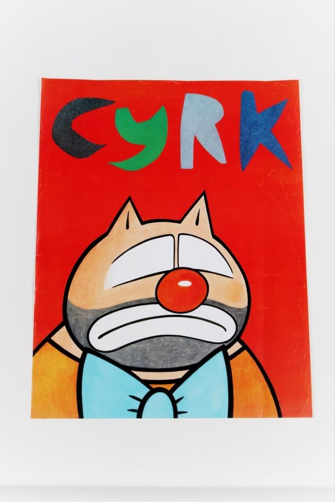 "Hubert Hilscher" CYRK" Original Vintage Polish CYRK Poster, Ophalen of Verzenden