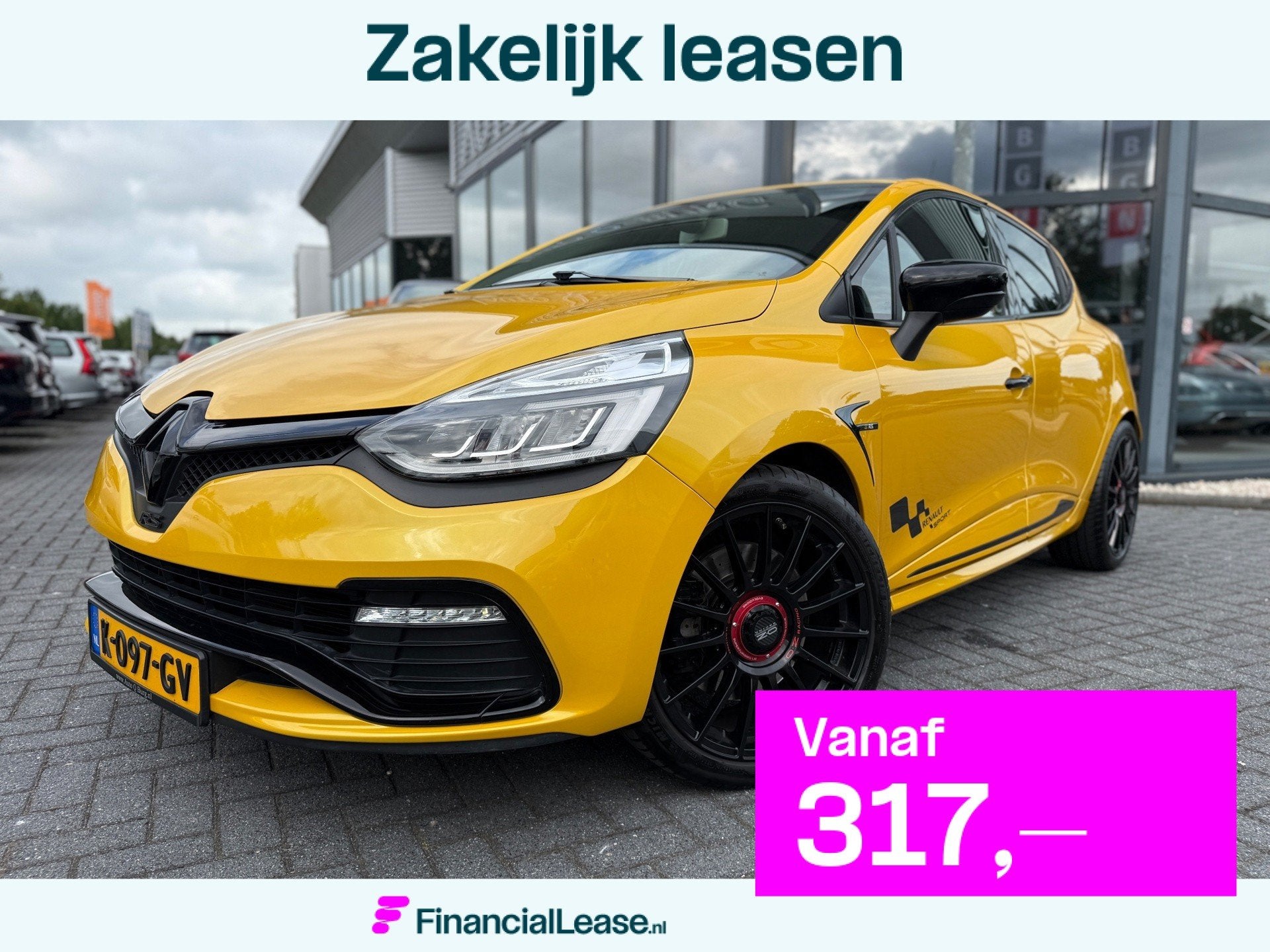 Renault Clio 1.6 R.S. Monaco GP 200 PK | Automaat | LED | OZ, Gebruikt, 4 cilinders, Geel, Bedrijf
