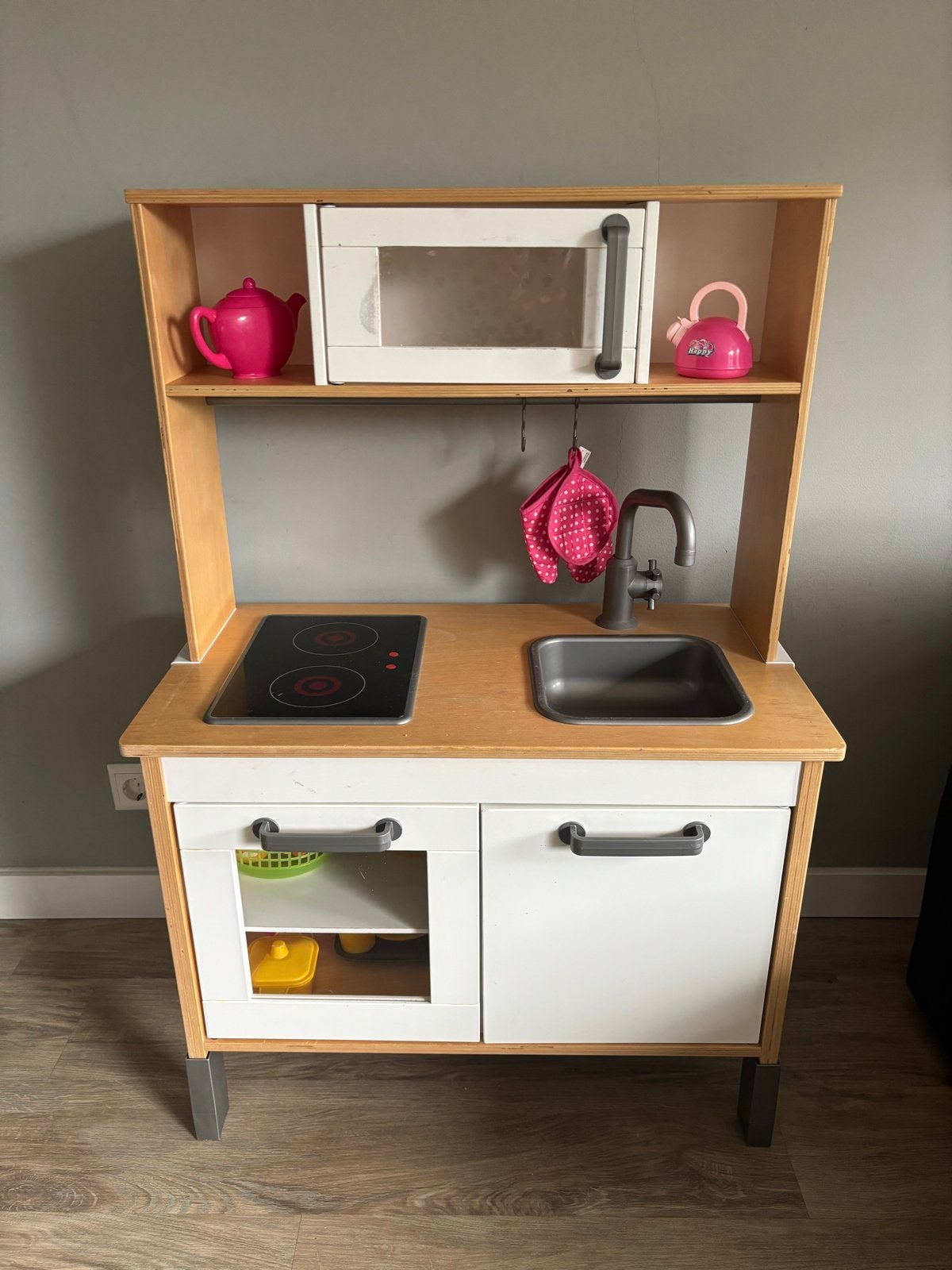 IKEA Speelkeuken met uitgebreide accessoires, Ophalen, Gebruikt, Hout, Speelkeuken