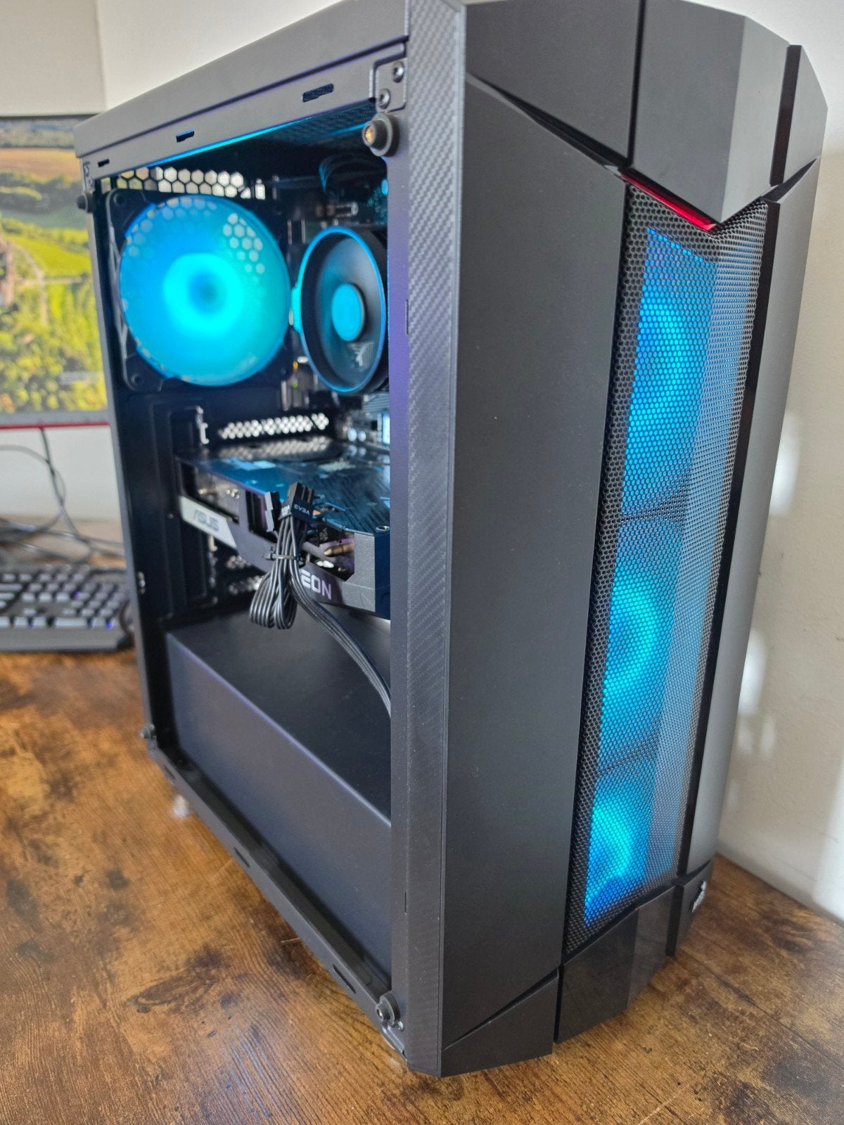 RX 6600XT Gaming PC • 1TB SSD • Ryzen 5 32GB RAM🔥, Met monitor, 32 GB, Zo goed als nieuw, SSD