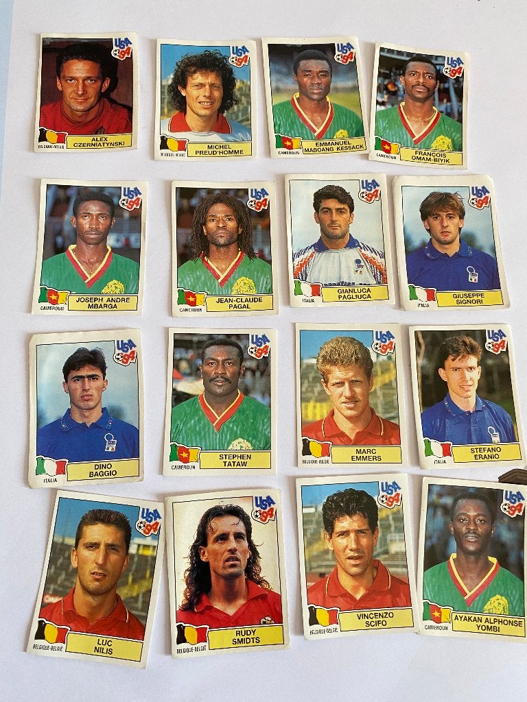 panini wk 1994 usa, Ophalen of Verzenden, Gebruikt, Buitenlandse clubs, Poster, Plaatje of Sticker