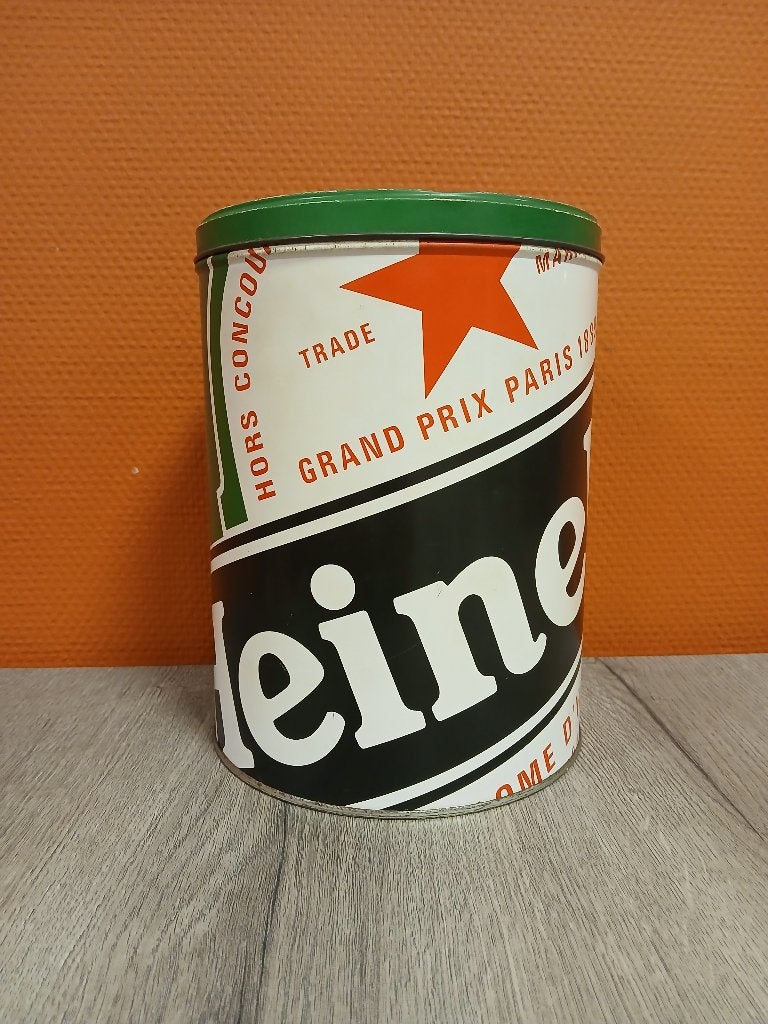 Heineken blik Grand Prix Paris 1889, Ophalen of Verzenden, Gebruikt, Overige, Overige merken