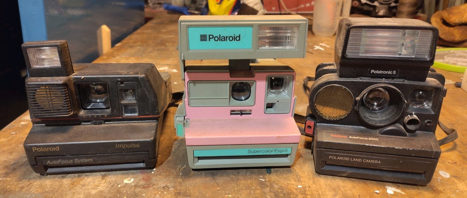 3 Polaroid camera's - Vintage collectie, Ophalen of Verzenden, Gebruikt, Polaroid, Polaroid
