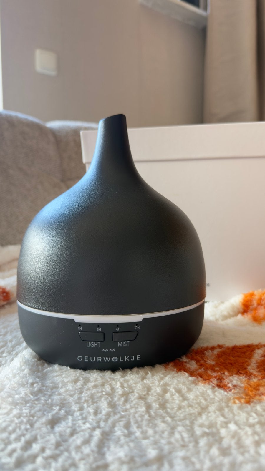 Geurwolkje Olie Diffuser Zwart Keramiek - Nieuw in Doos, Ophalen, Nieuw