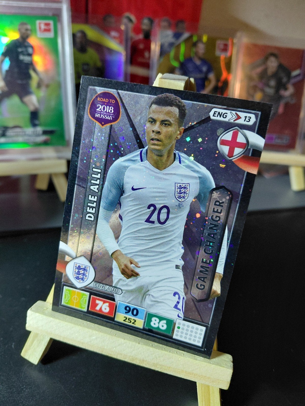 dele alli (engeland) panini wk 2018 game changer, Ophalen of Verzenden, Nieuw, Buitenlandse clubs, Poster, Plaatje of Sticker