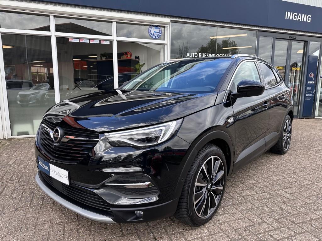 Opel GRANDLAND X 1.6 T HYBRID 300 4X4 ELEGANCE, Auto's, Automaat, Gebruikt, Zwart, Bedrijf