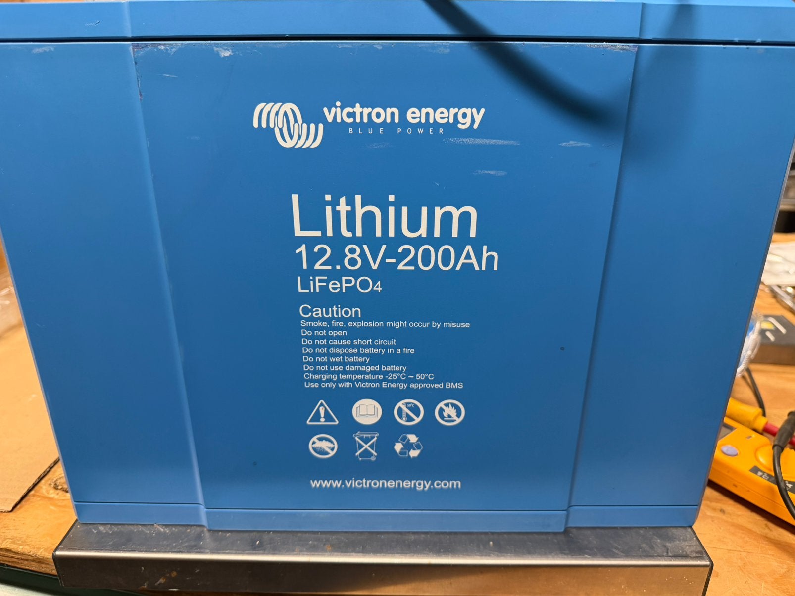 Victron LiFePO4 12V 200Ah 2560Wh accu, Watersport en Boten, Ophalen, Gebruikt