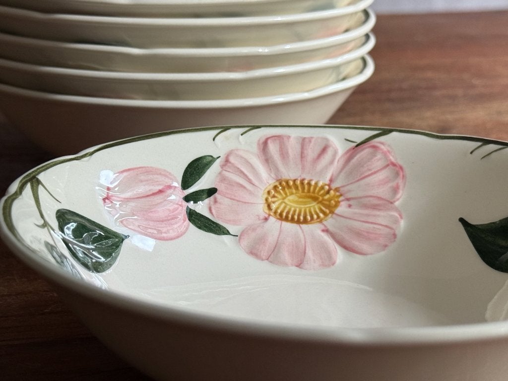 12x Wild Rose Diepe borden Villeroy & Boch, Antiek en Kunst, Ophalen of Verzenden