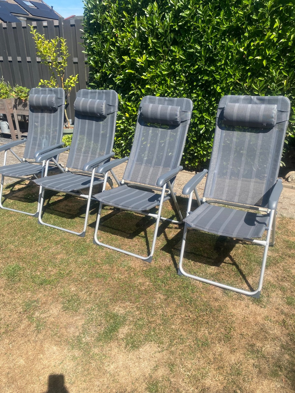 4x Human Nature ANWB campingstoel verstelbaar hoofdkussen, Caravans en Kamperen, Ophalen, Gebruikt, Campingstoel