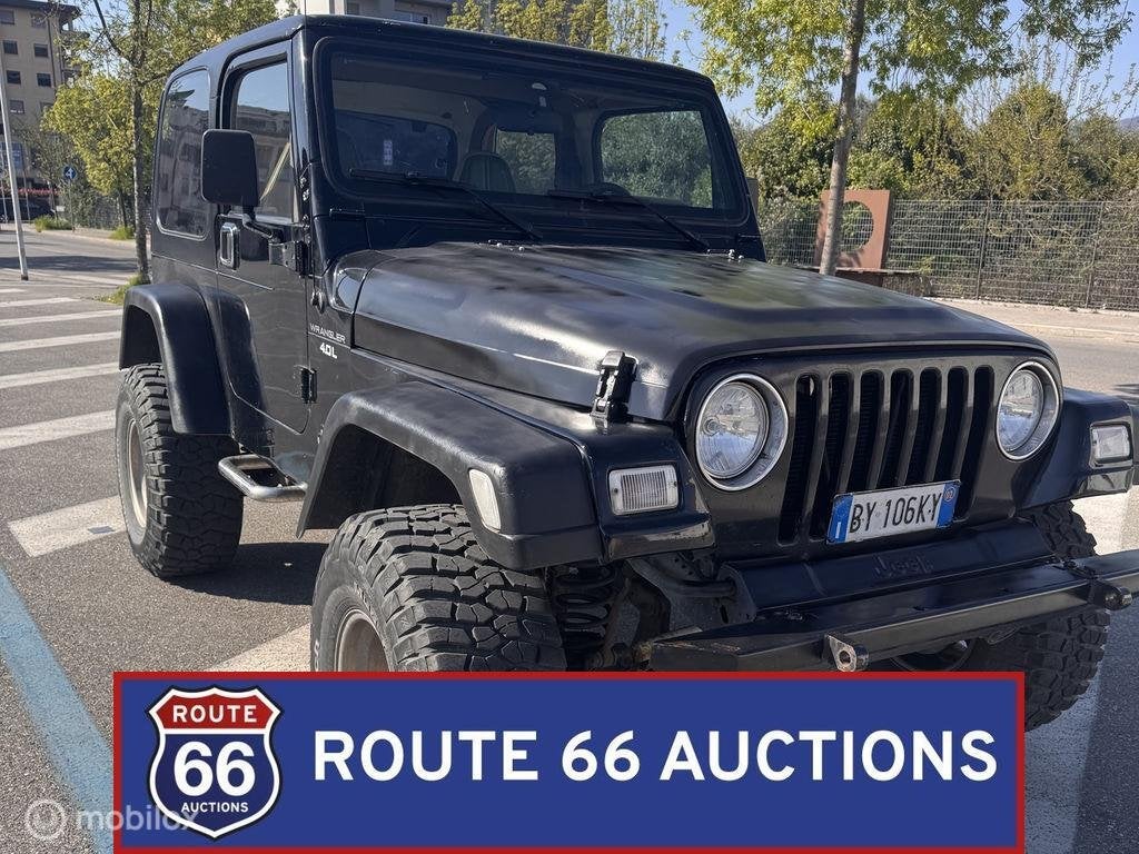 Jeep Wrangler TJ | 1997 | Route 66 Auctions, Auto's, Jeep, Overige carrosserieën, Zwart, Bedrijf