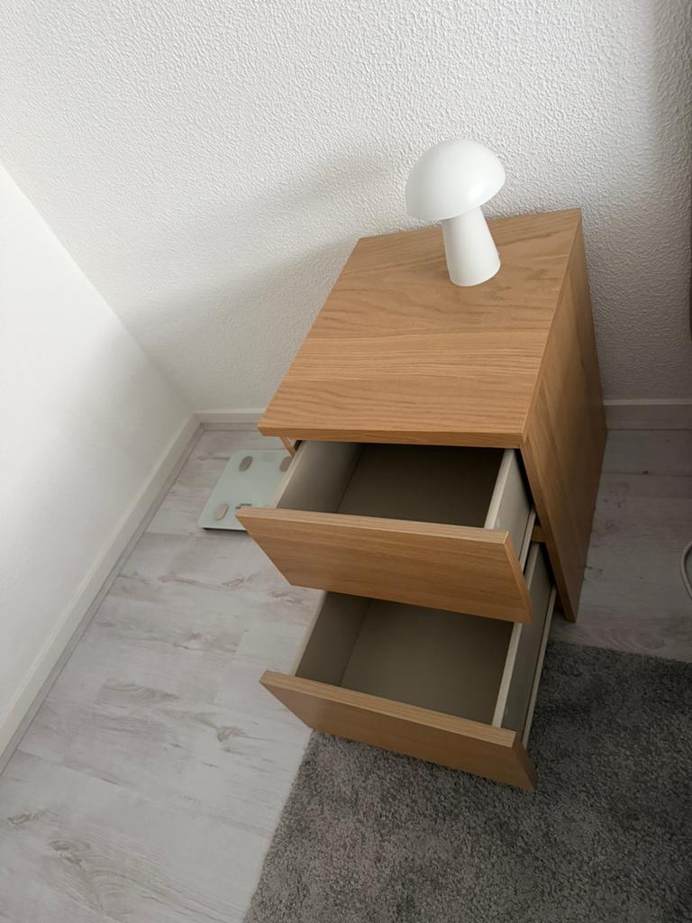 IKEA- MALM- 2-CHEST NIGHT STAND, Ophalen, Zo goed als nieuw