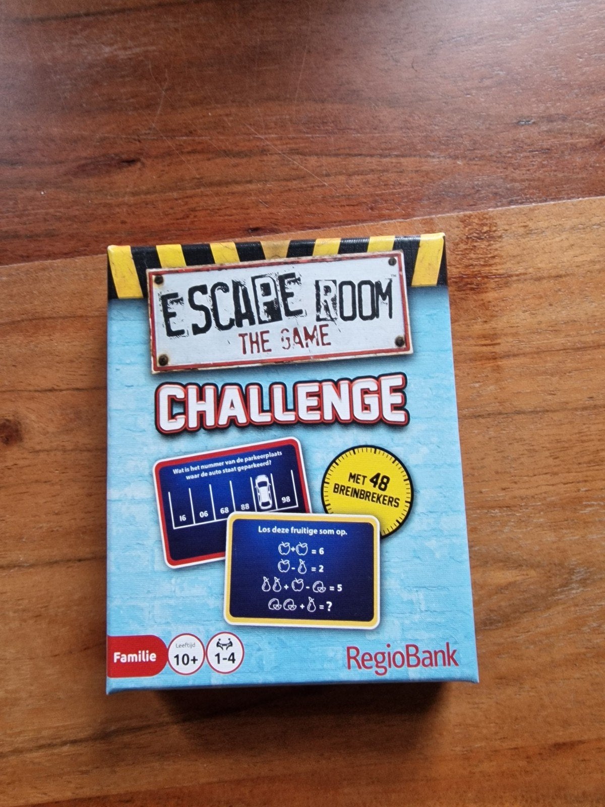 Escape Room Challenge - Het spel met 48 breinbrekers, Een of twee spelers, Ophalen of Verzenden, Gebruikt, RegioBank