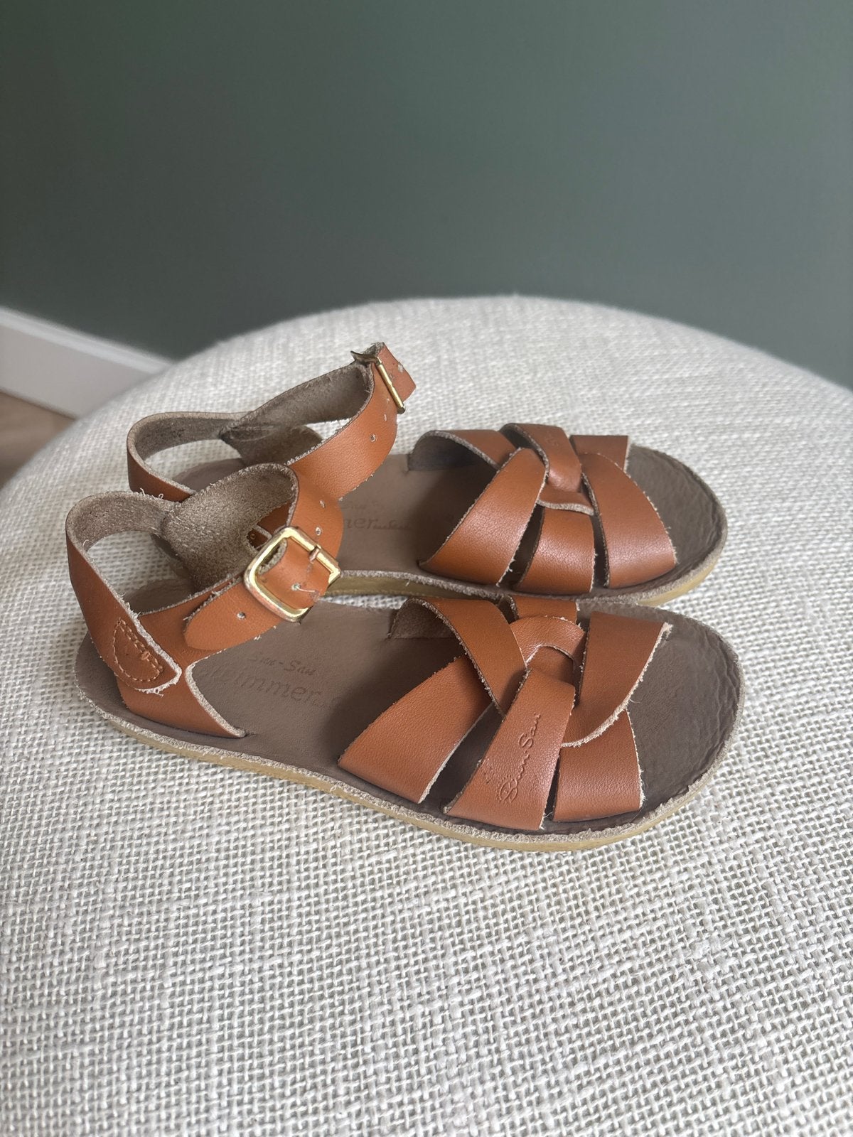Salt-Water Sandals Bruin - Maat 12, Kinderen en Baby's, Babykleding | Schoentjes en Sokjes, Ophalen, Gebruikt, Jongetje of Meisje