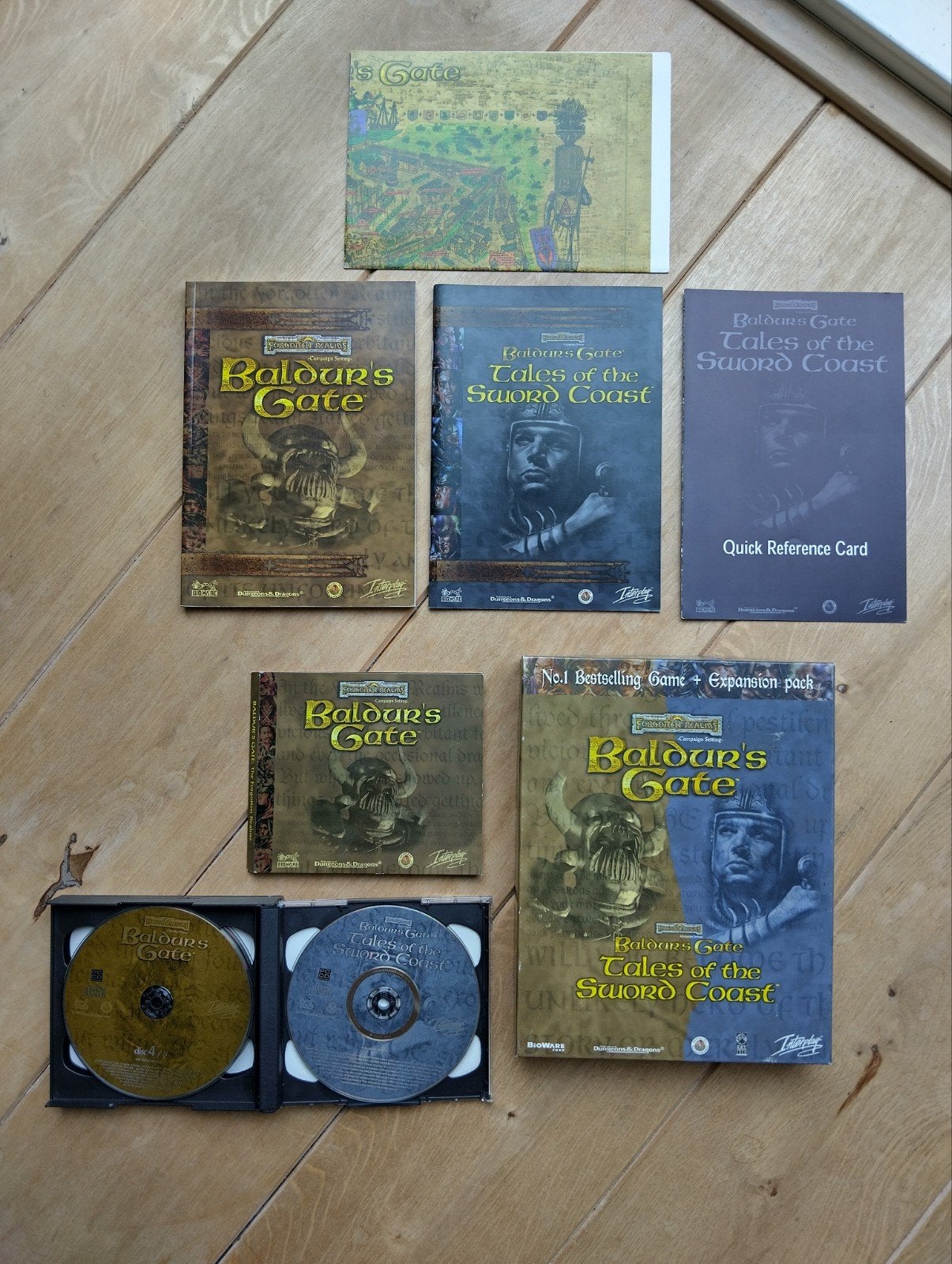 Baldur's Gate + expansion (Big Box), 1 speler, Ophalen of Verzenden, Zo goed als nieuw, Strategie en Constructie
