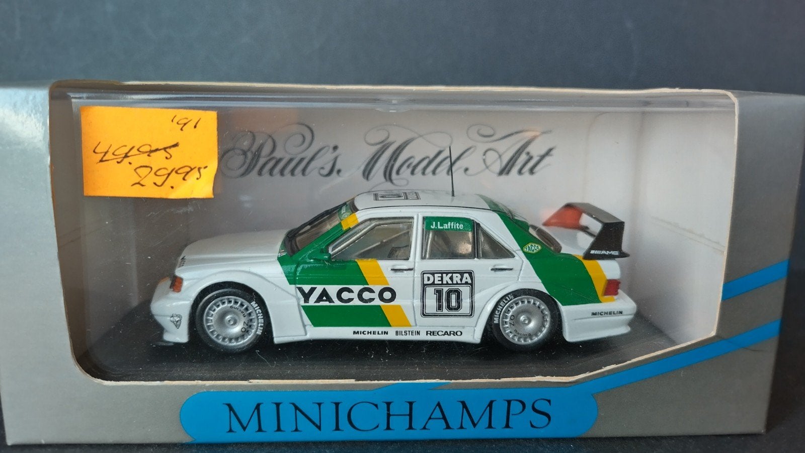 Mercedes 190 Evo DTM Snobeck Lafitte Yacco Minichamps Pol, Auto, Verzenden, ., Nieuw