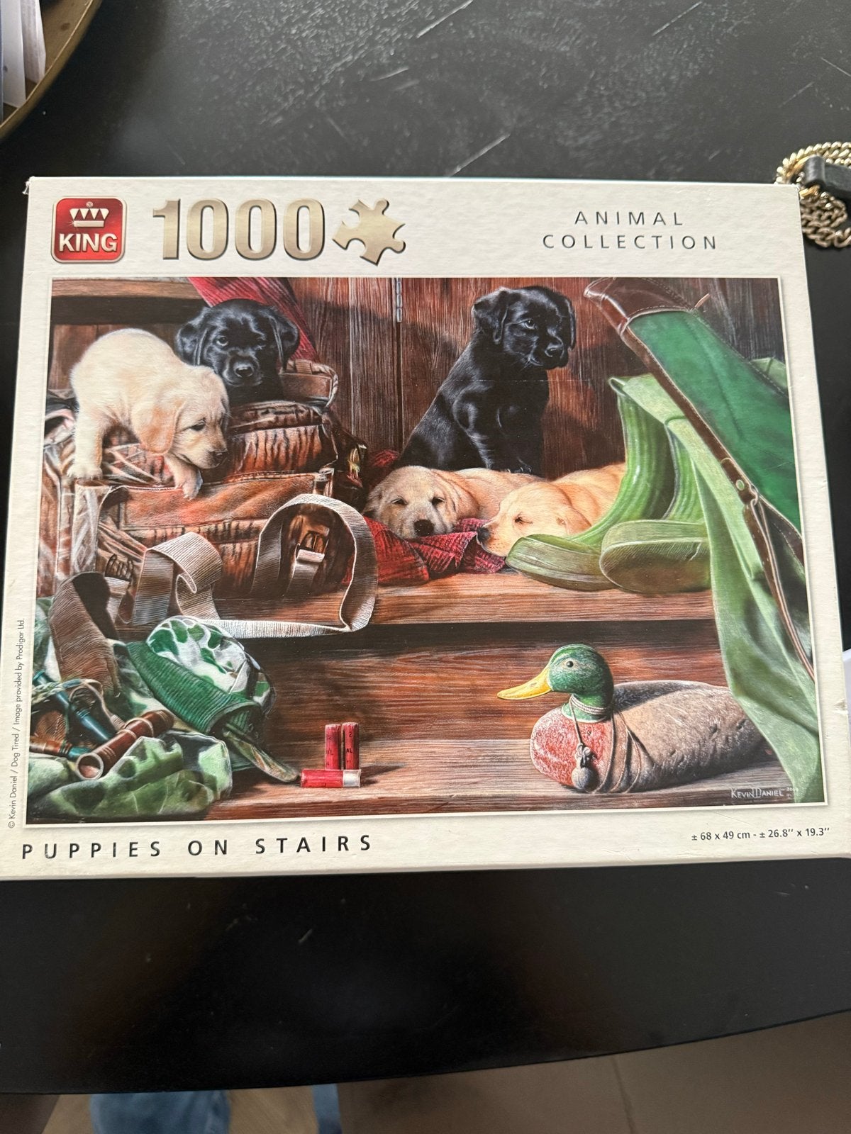 2x King Puzzel 1000 stukjes - Dieren Collectie, Ophalen of Verzenden, Meer dan 50 stukjes, Zo goed als nieuw, 6 jaar of ouder