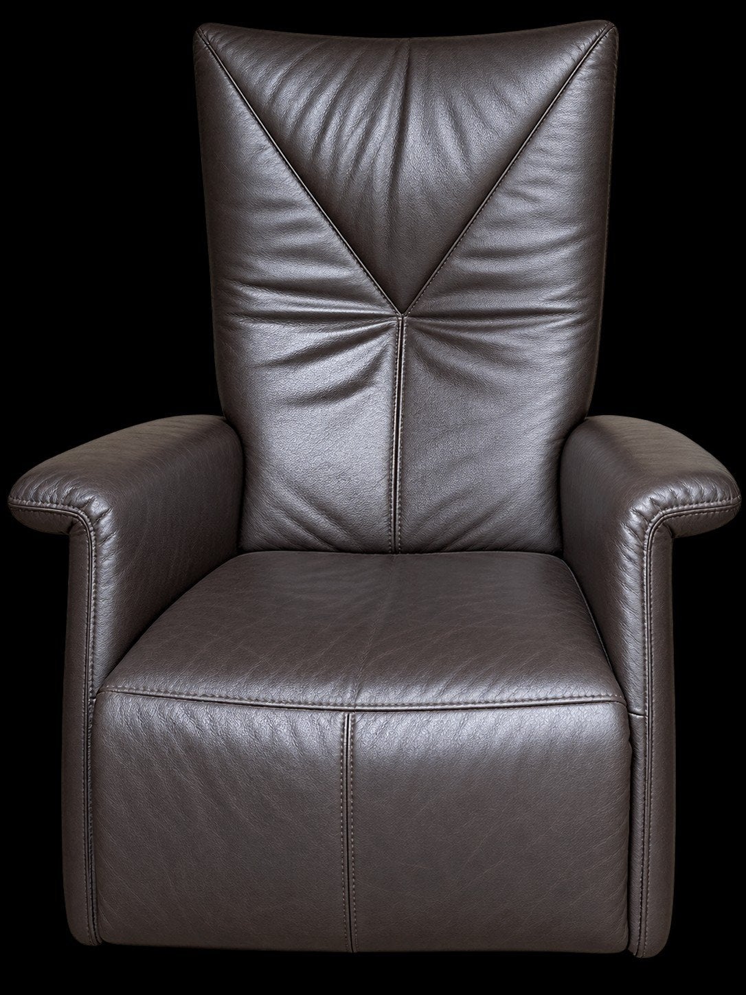 fauteuile leer, Ophalen, Gebruikt, 75 tot 100 cm, Leer