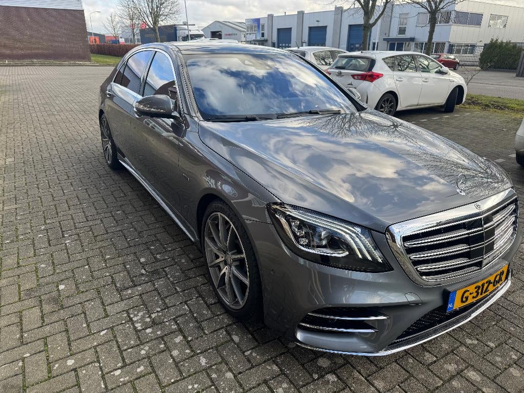 MB S560eL AMG Prem. Plus Orgineel NL - BTW-auto - Dealerond., Auto's, Automaat, Achterwielaandrijving, Parkeerassistent, Zwart