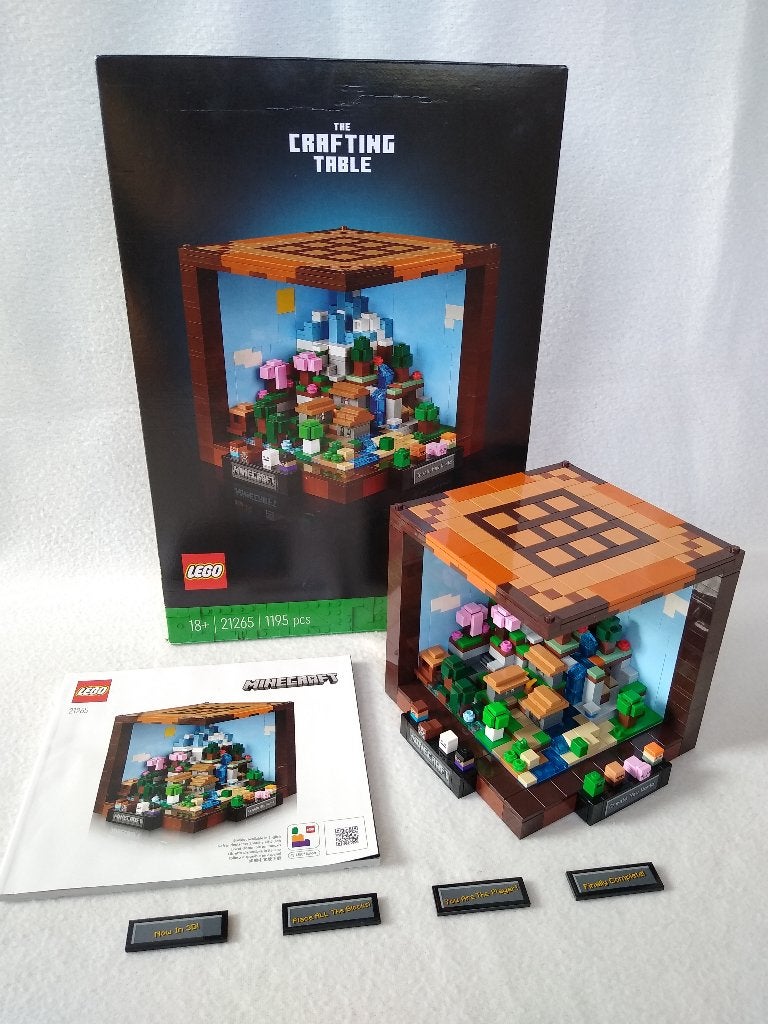 Lego Minecraft 21265 The Crafting Table, Kinderen en Baby's, Inclusief instructies, Minecraft, Lego, Ophalen of Verzenden