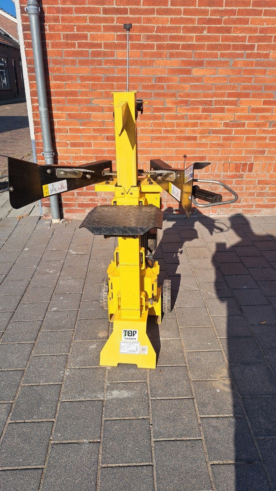 Houtkloofmachine 5.5 Ton Verticaal houtkliever230V, Ophalen, Gebruikt, Staand, Top Garden