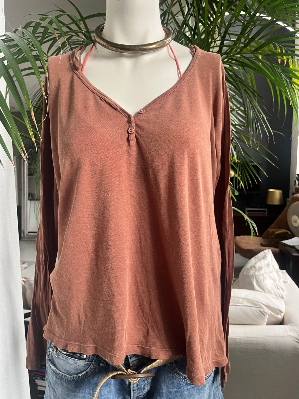 Mooie T-SHIRTS, Kleding | Dames, T-shirts, Nieuw, Maat 38/40 (M), Bruin, Lange mouw, Ophalen of Verzenden