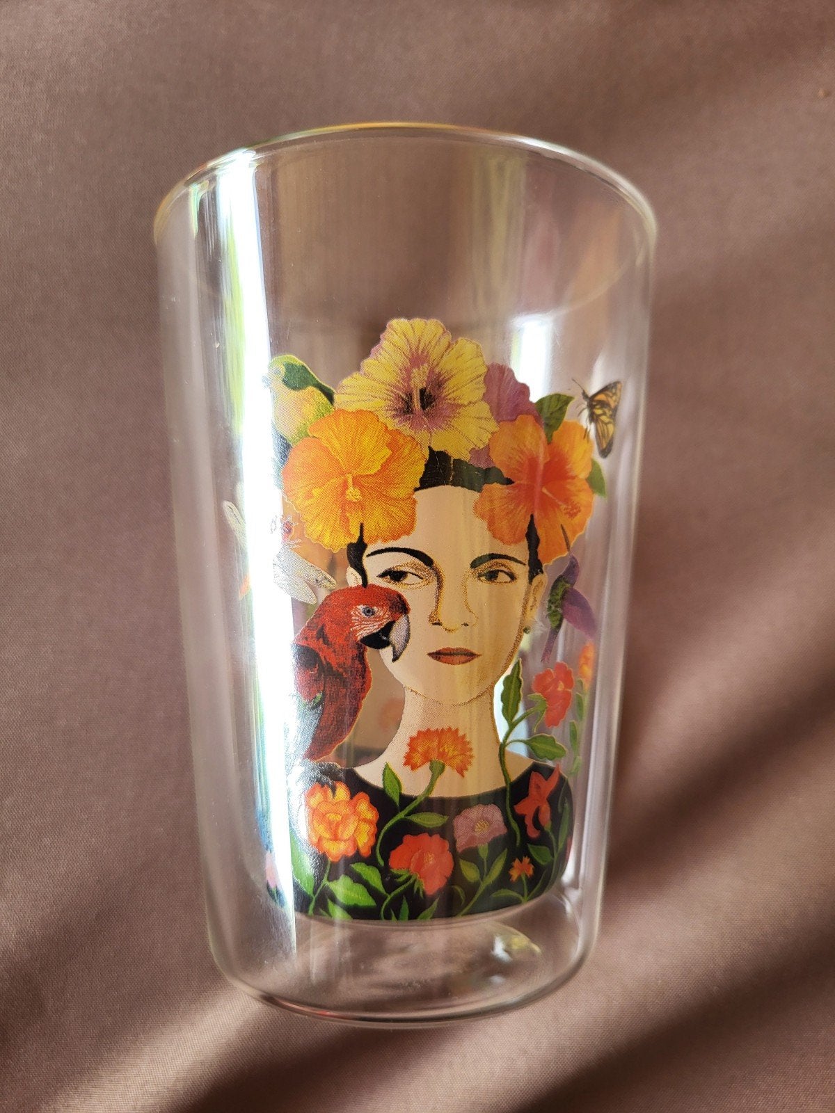 PPD Frida Kahlo La Dolorosa Latte Macchiato Glas, Nieuw, Ophalen of Verzenden, Meerkleurig, Overige merken