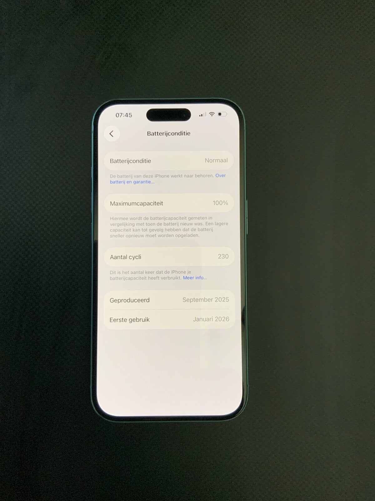 iPhone 16 Mint Groen - 100% Batterij, Lichte Schade, Telecommunicatie, Mobiele telefoons | Apple iPhone, Ophalen, IPhone 16, Zonder simlock