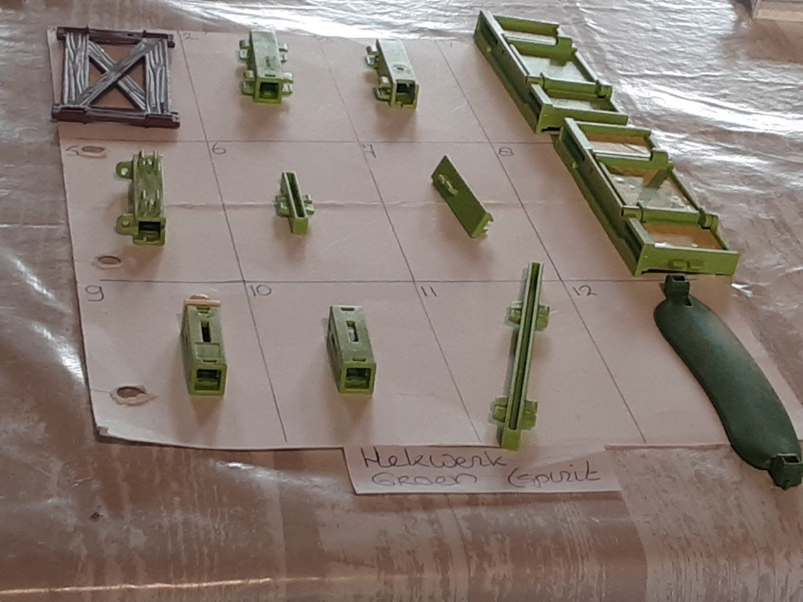 hekwerk groen onderdelen spirit, Kinderen en Baby's, Speelgoed | Playmobil, Losse onderdelen, Overige typen, Ophalen of Verzenden