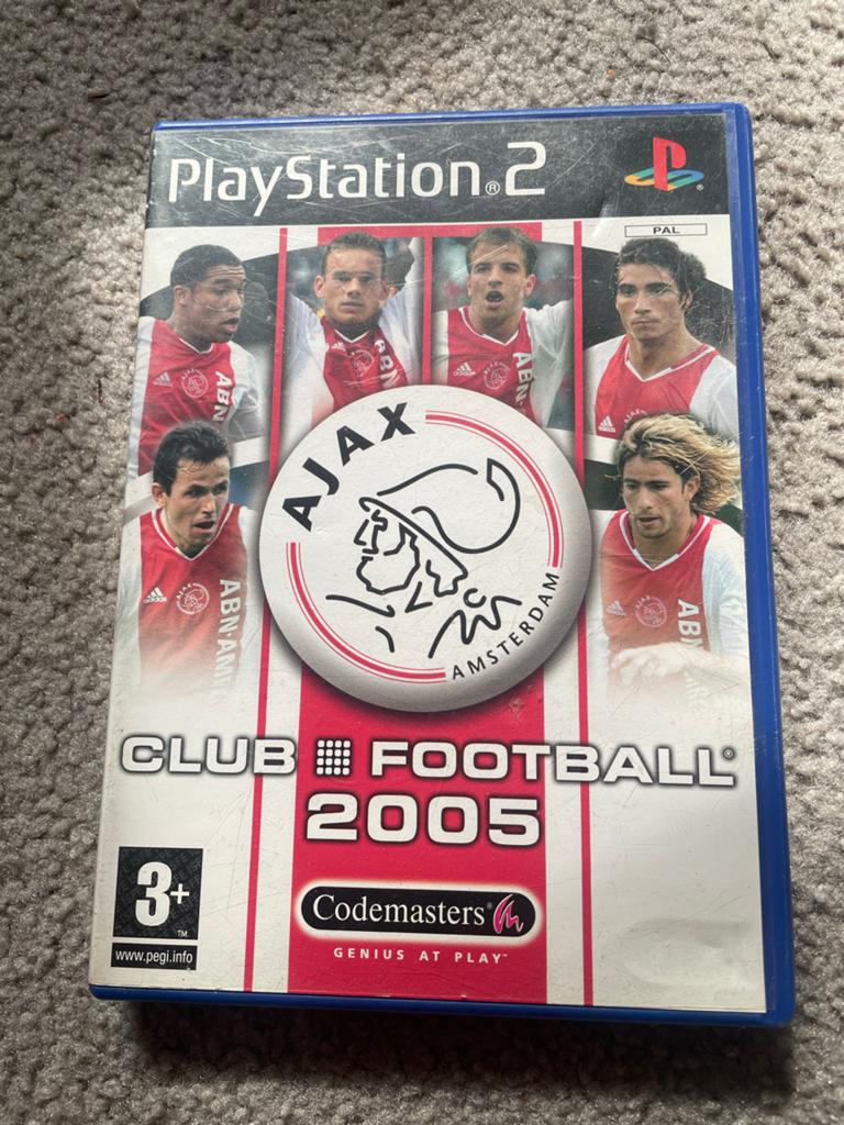 Club Football 2005 - Ajax (PlayStation 2), Spelcomputers en Games, Games | Sony PlayStation 2, Gebruikt, Sport, 1 speler, Vanaf 3 jaar