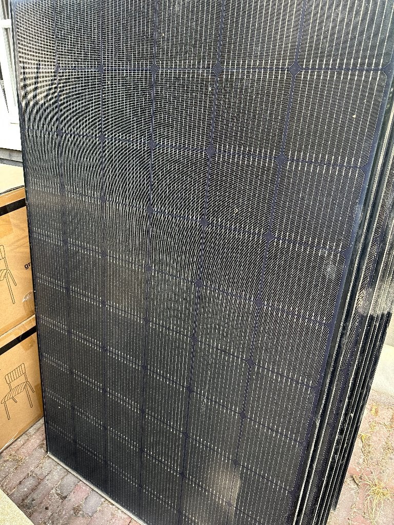 16x LG zonnepanelen 300 Wp – LG NeON 2 – 4.800 Wp totaal, Ophalen, Gebruikt, Paneel, 200 wattpiek of meer